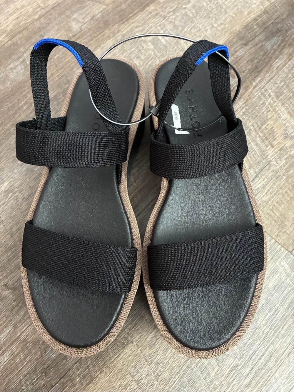 Rothy's The Lightweight Wedge Sandals size 7 NEW without box - Picture 4 of 8
